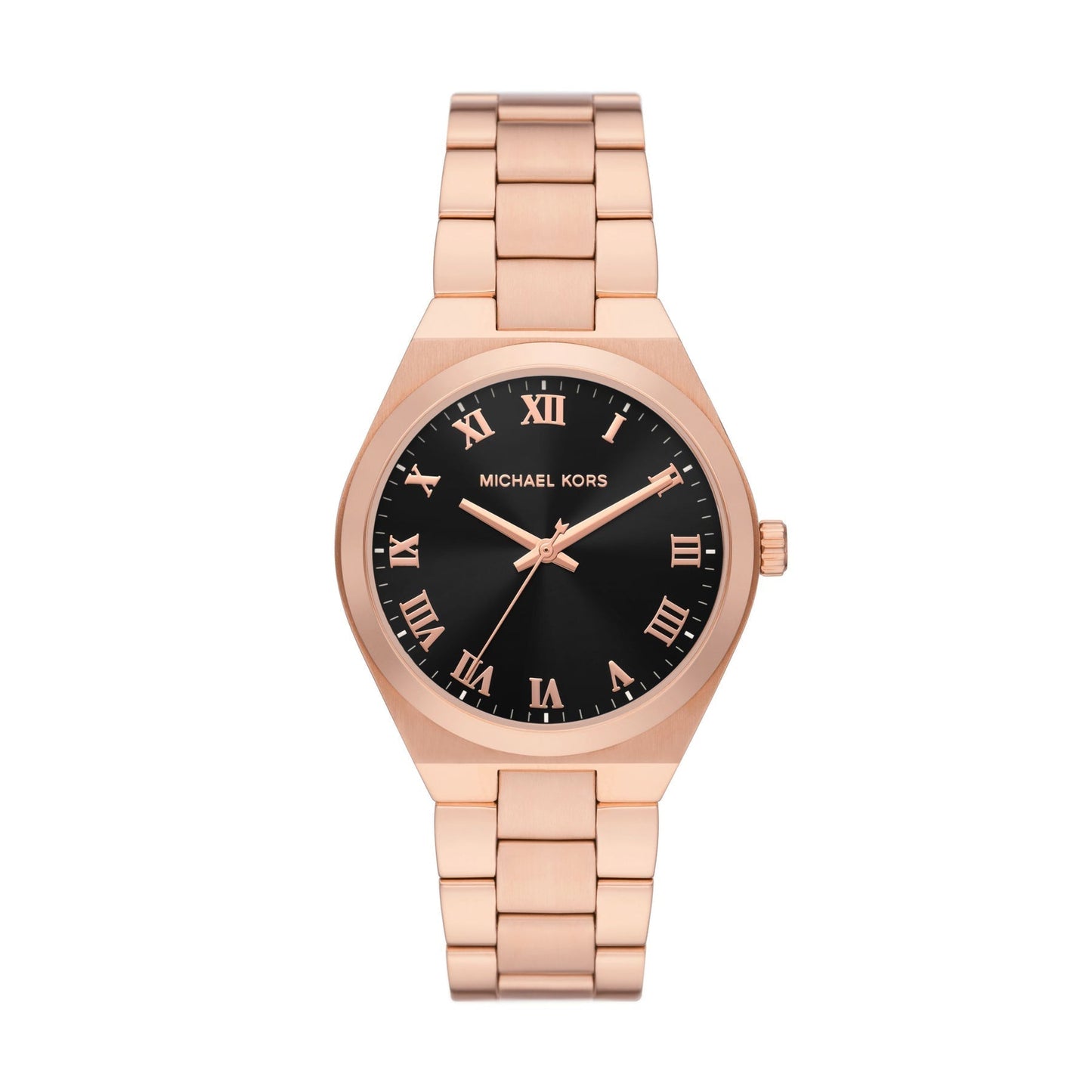 Michael Kors Lennox Three-Hand Rose Gold-Tone Women's Watch - MK7392