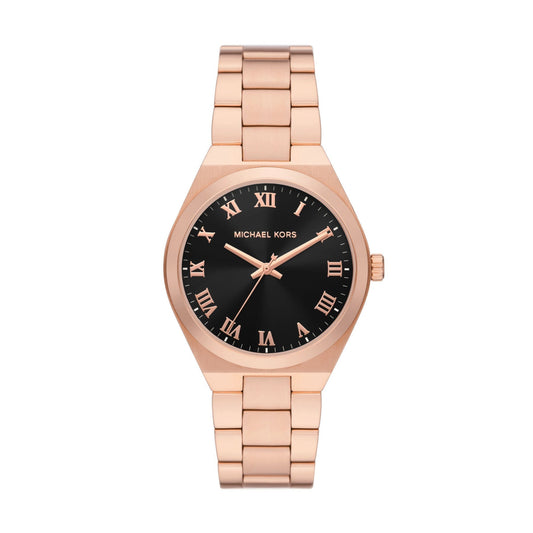 Michael Kors Lennox Three-Hand Rose Gold-Tone Women's Watch - MK7392