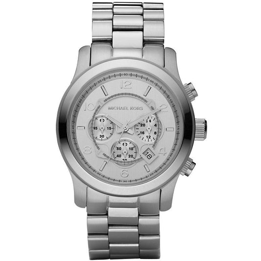 Michael Kors Runway Chronograph Silver-Tone Men's Watch - MK8086