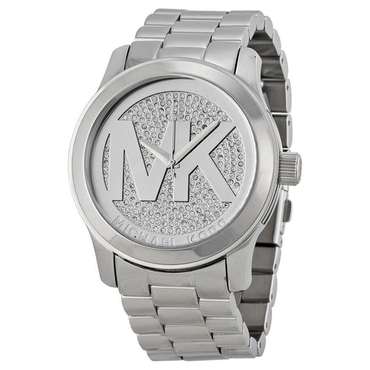 Michael Kors Runway Crystal Pave Silver-Tone Women's Watch - MK5544