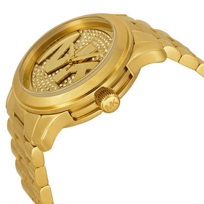 Michael Kors Runway Pave Dial Gold Women's Watch - MK5706