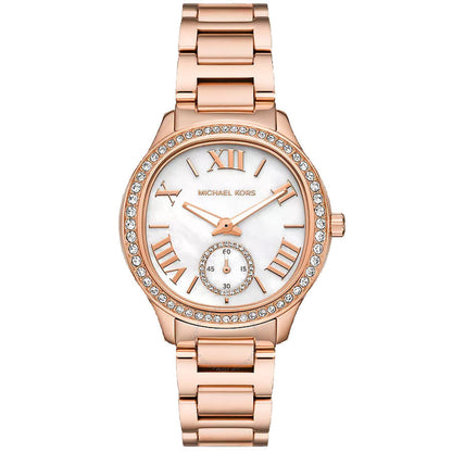 Michael Kors Sage Pavé Rose Gold-Tone Women's Watch - MK4806