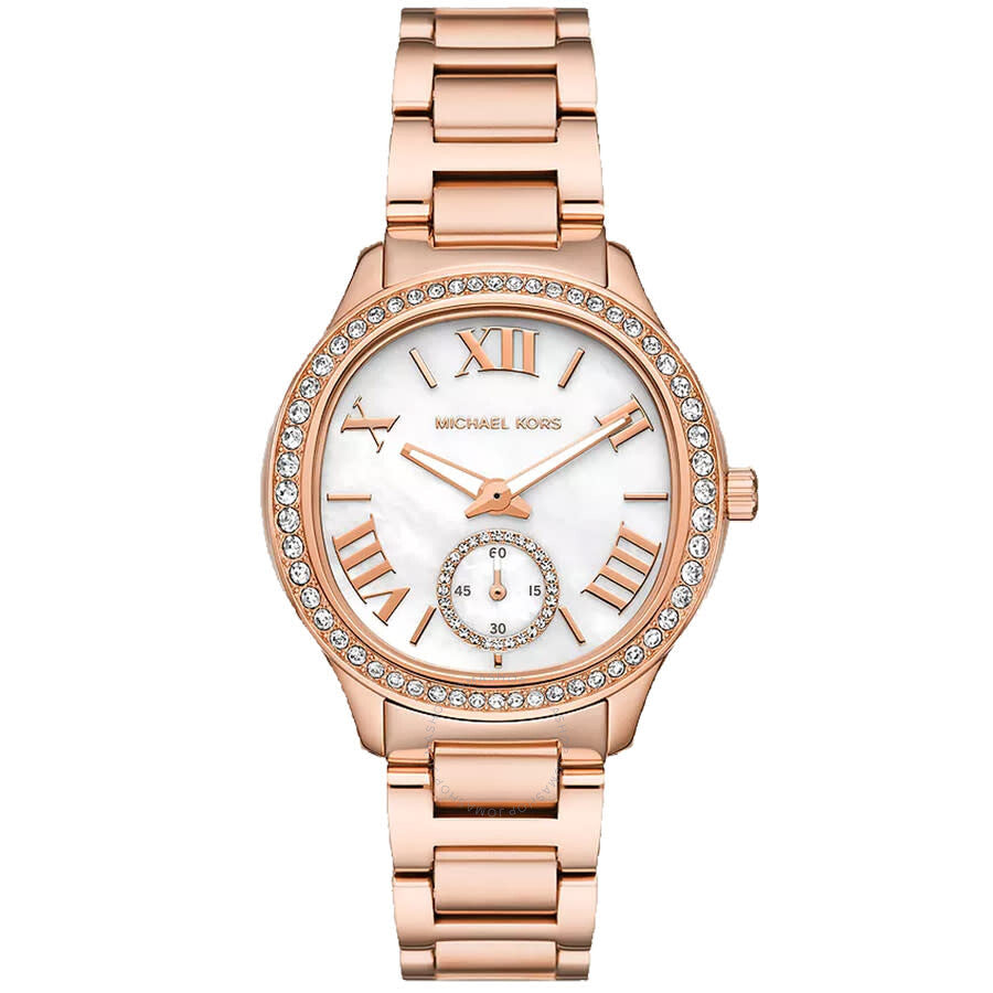 Michael Kors Sage Pavé Rose Gold-Tone Women's Watch - MK4806
