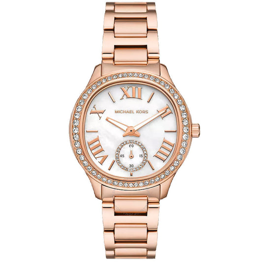 Michael Kors Sage Pavé Rose Gold-Tone Women's Watch - MK4806