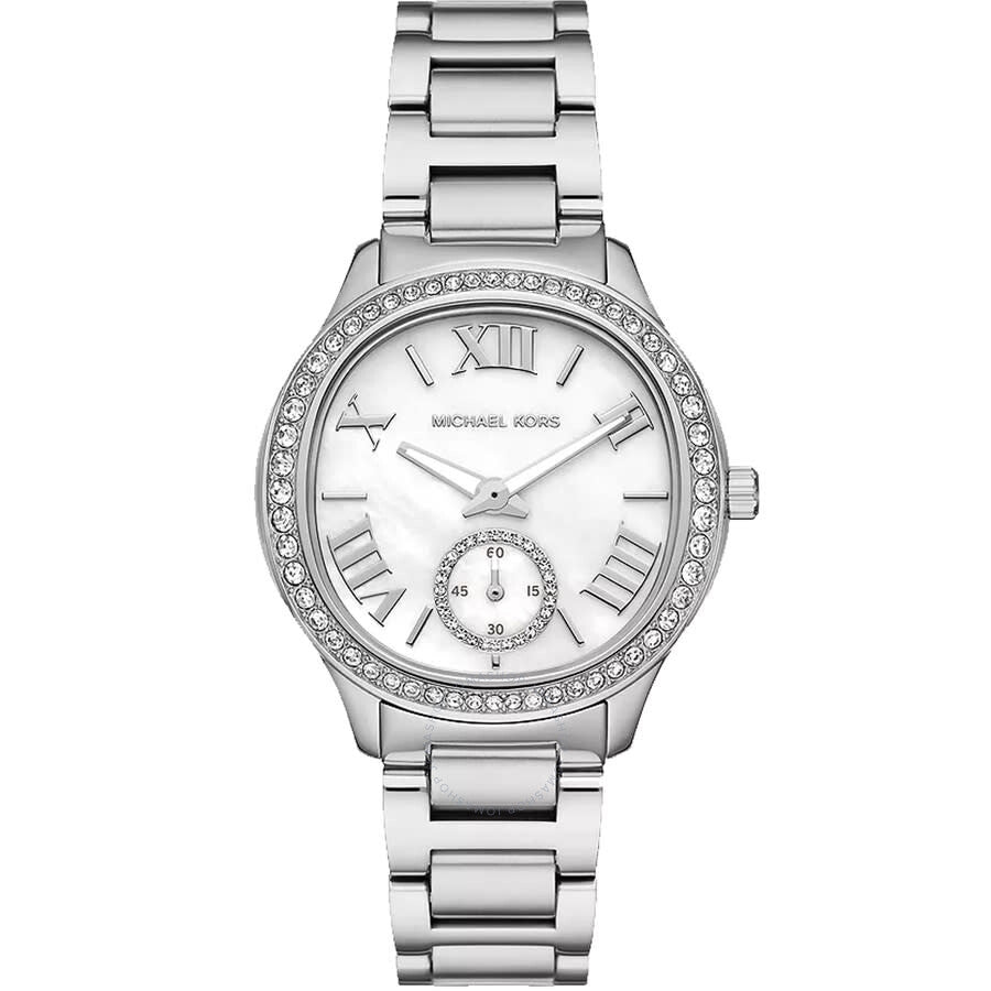 Michael Kors Sage Quartz White Dial Ladies Watch MK4807