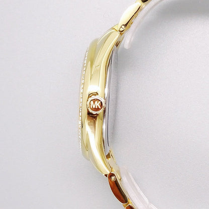 Michael Kors Slim Runway Three-Hand Gold-Tone Women's Watch - MK7090