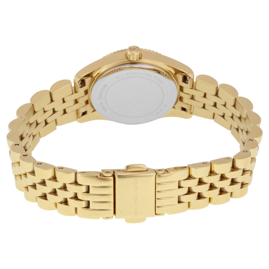 Michael Kors Silver Dial Gold-tone Stainless Steel Ladies Watch MK3229