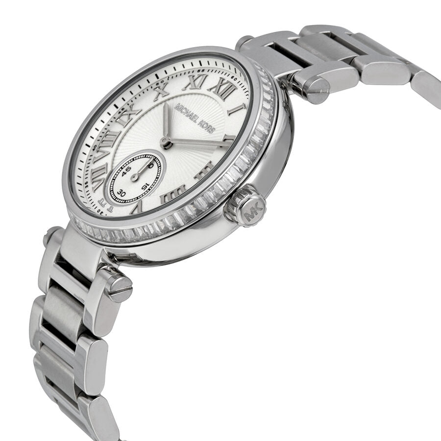 Michael Kors Skylar Silver Dial Stainless Steel Ladies Watch MK5866