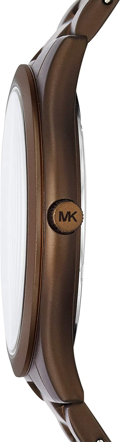 Michael Kors Slim Runway Brown Unisex Watch MK4508