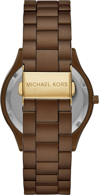Michael Kors Slim Runway Brown Unisex Watch MK4508