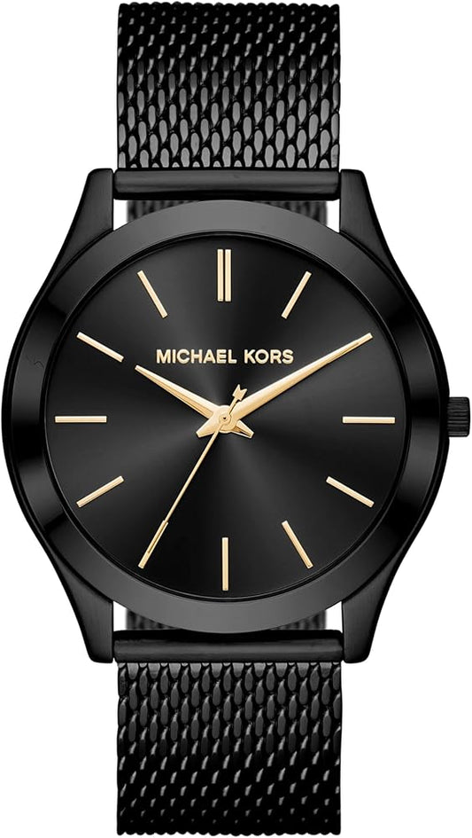 Michael Kors Slim Runway Mesh Black-Tone Men's Watch - MK8607