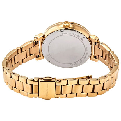 Michael Kors Sofie Quartz Crystal Gold Dial Ladie Women's Watch - MK4334