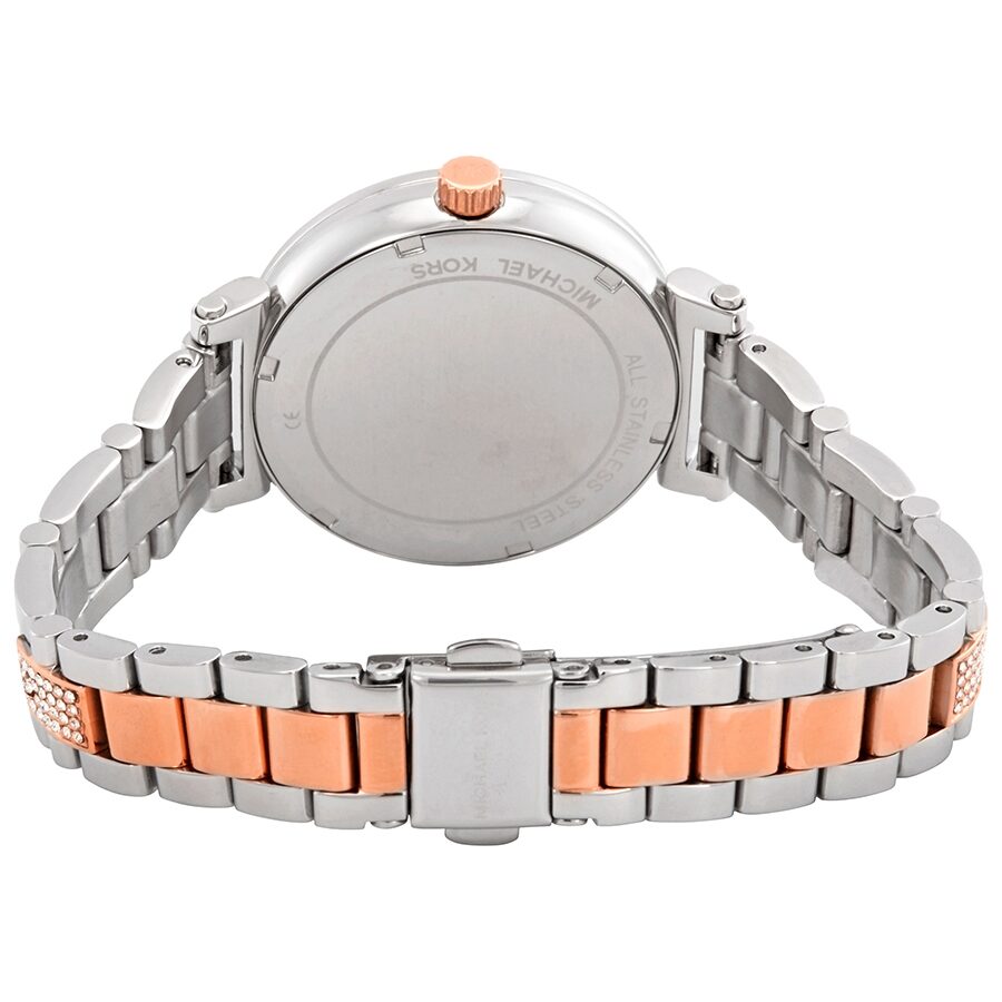 Michael Kors Sofie Crystal Silver Dial Two-tone Ladies Watch MK3880