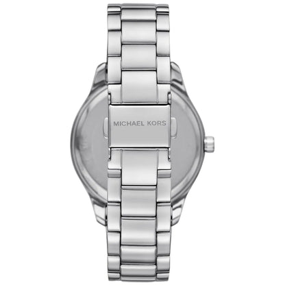 Michael Kors Layton Pavé Silver-Tone Logo Women's Watch - MK7298