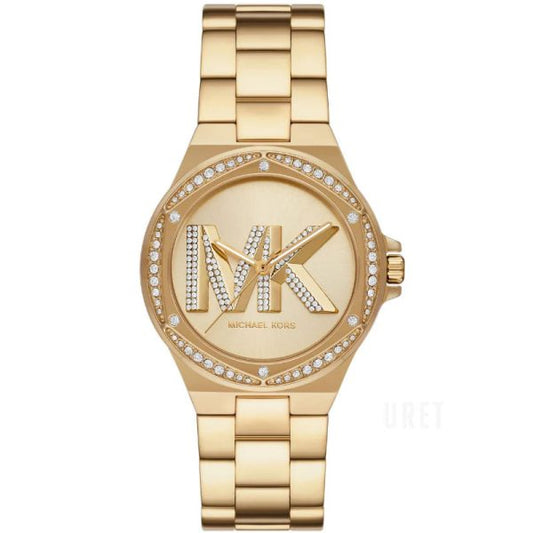 Michael Kors Lennox Three Hand Gold-Tone Women's Watch - MK1062