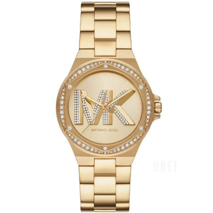 Michael Kors Lennox Three Hand Gold-Tone Women's Watch - MK1062