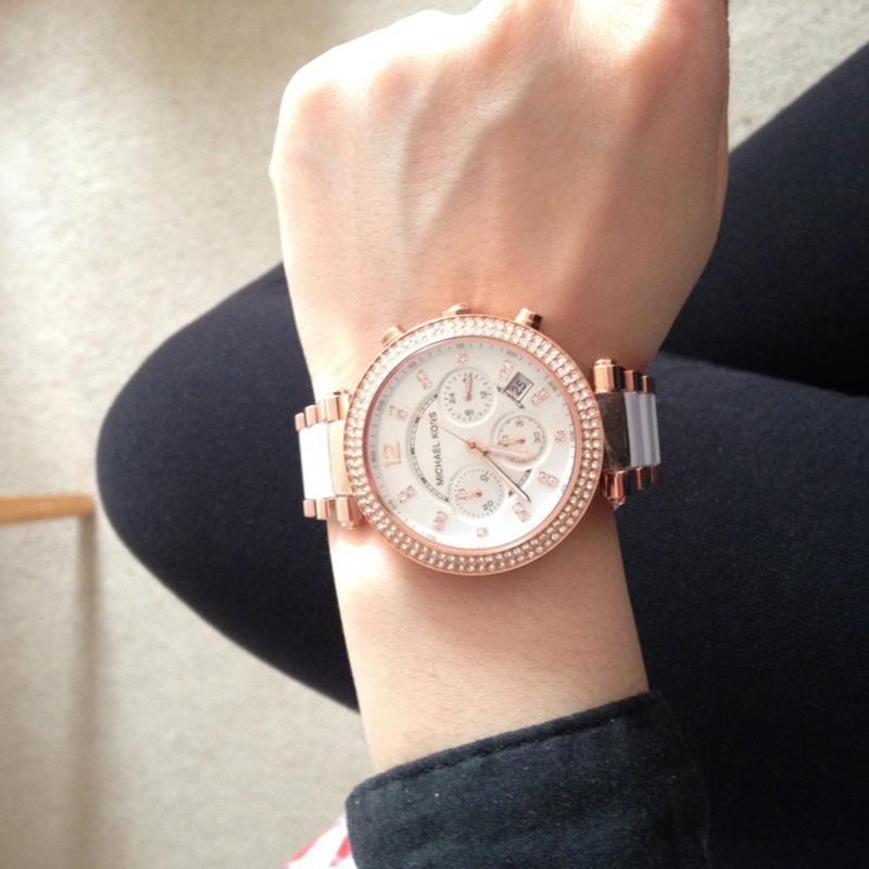 Michael Kors Parker Chronograph White Women's Watch MK5774