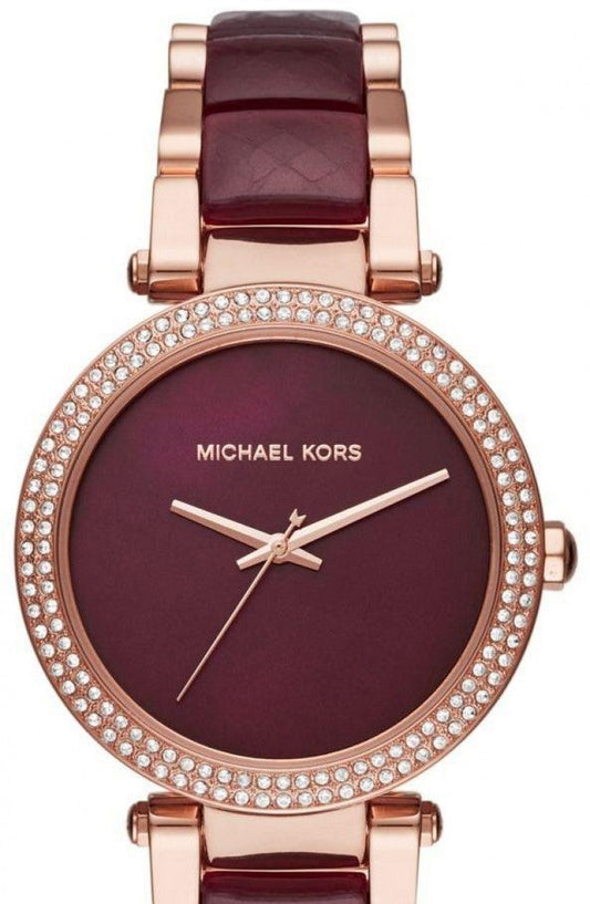 Michael Kors Parker Burgundy Women's Watch MK6412