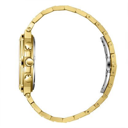 Slazenger Dressy Sport Multifunction Black Dial Gold Watch - SL.09.2603.2.150