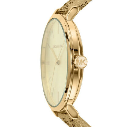 Michael Kors Addyson Gold Dial Gold PVC Women's Watch - MK2952
