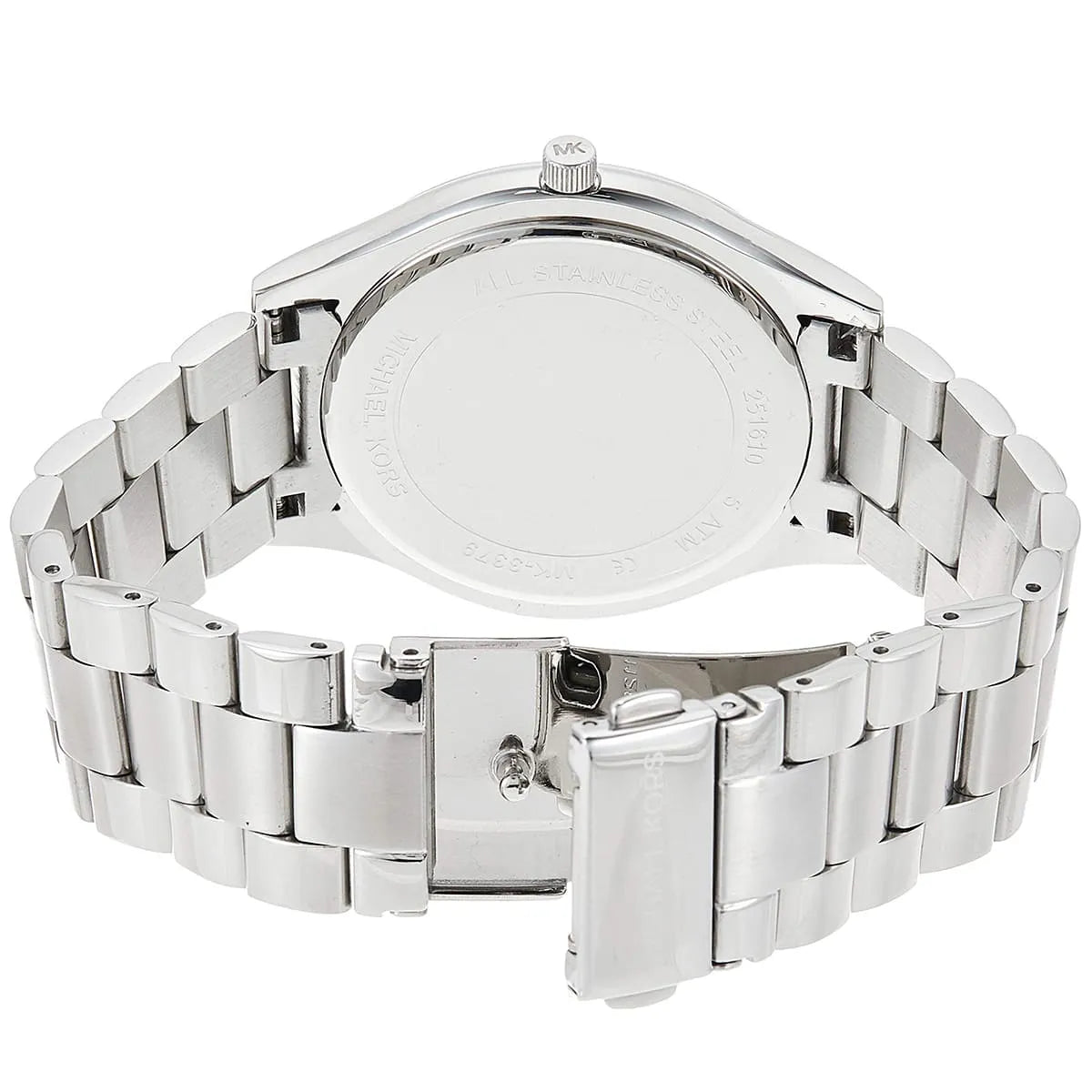Michael Kors Slim Runway Blue Dial Silver Watch - MK3379