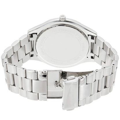 Michael Kors Slim Runway Blue Dial Silver Watch - MK3379