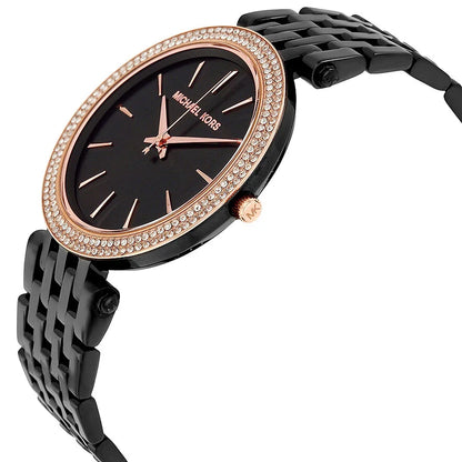 Michael Kors Darci Crystal Pave Black Women's Watch - MK3407