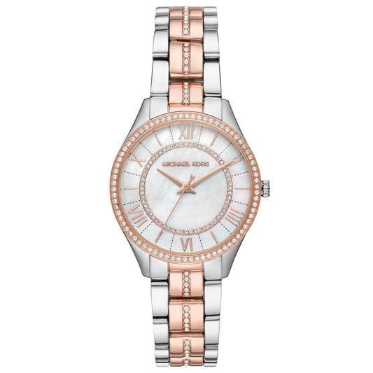 Michael Kors Lauryn Quartz White Mother of Pearl Dial Ladies Watch MK3979