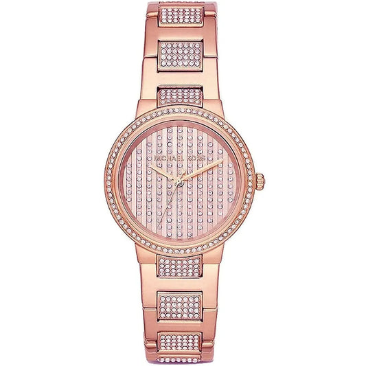 Michael Kors Gabbi Glitz Rose Gold Women's Watch - MK3986