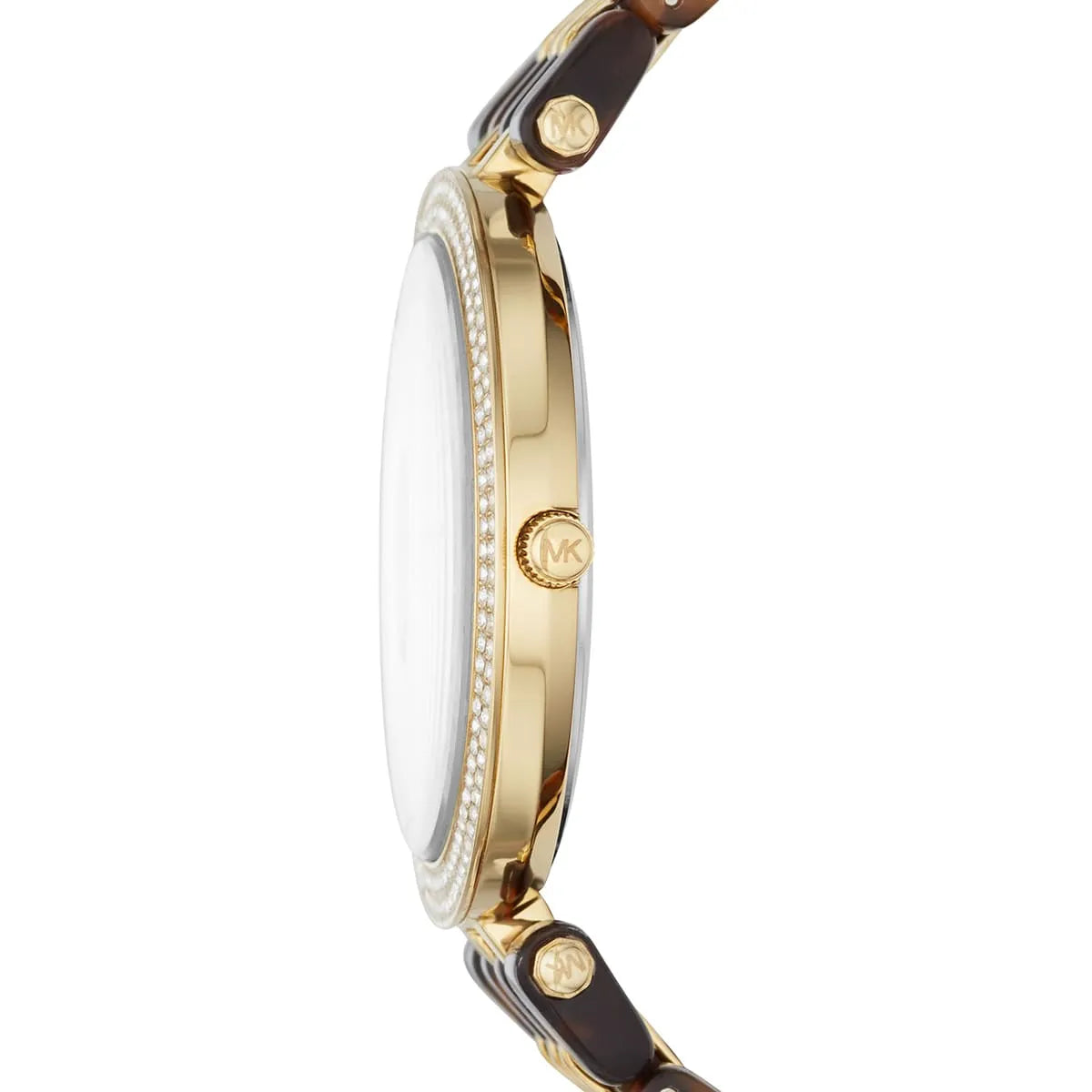 Michael Kors Darci Gold Dial Tortoise Acetate Strap Women's Watch - MK4326