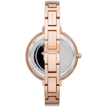 Michael Kors Charley Pavé Rose Gold Half-bangle Women's Watch - MK4433