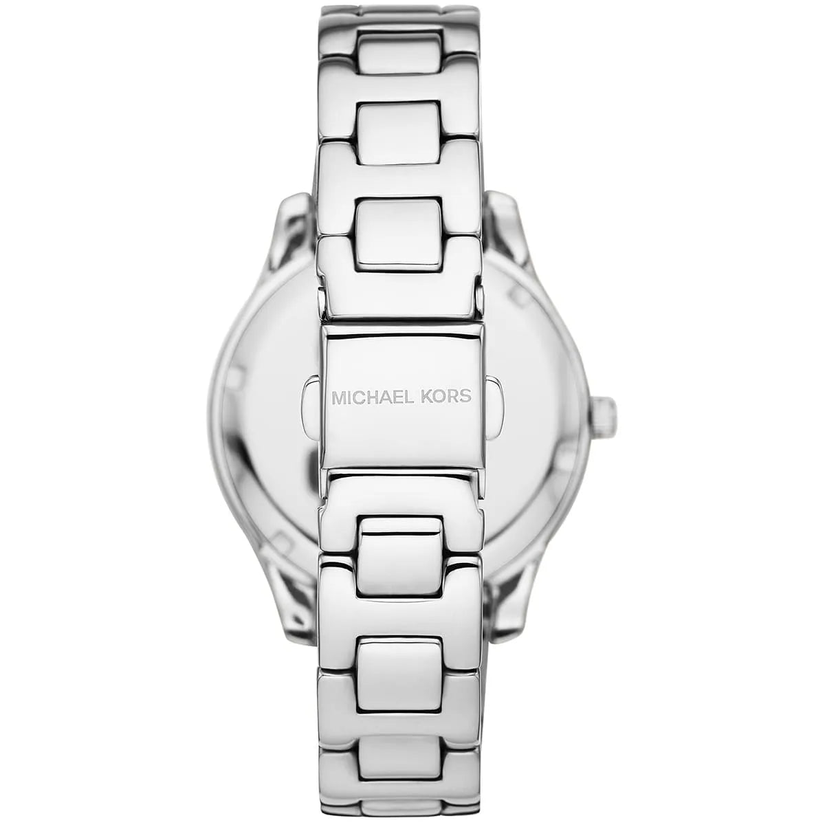 Michael Kors Liliane Pave White MOP Dial Silver Women's Watch - MK4556