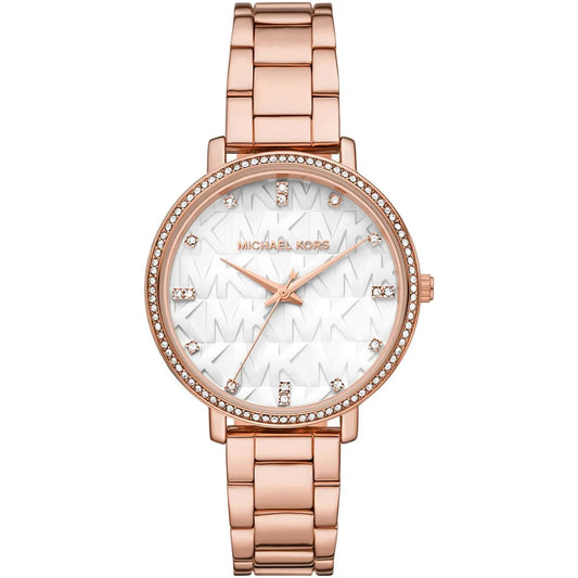 Michael Kors Pyper Quartz Crystal Rose Gold-Tone Women's Watch - MK4594
