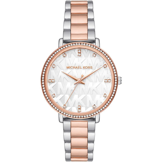 Michael Kors Pyper Two-Tone Embossed Logo Watch MK4667