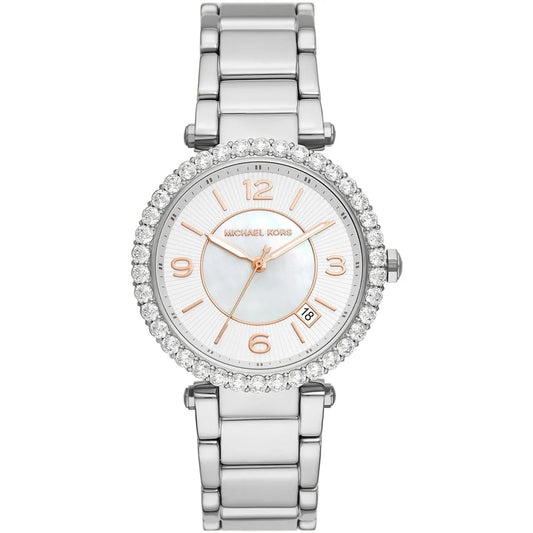 Michael Kors Parker Lux Silver-Tone Women's Watch - MK4694