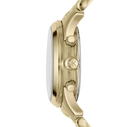 Michael Kors Stop Hunger Chronograph Turquoise Dial Gold Women's Watch - MK5815