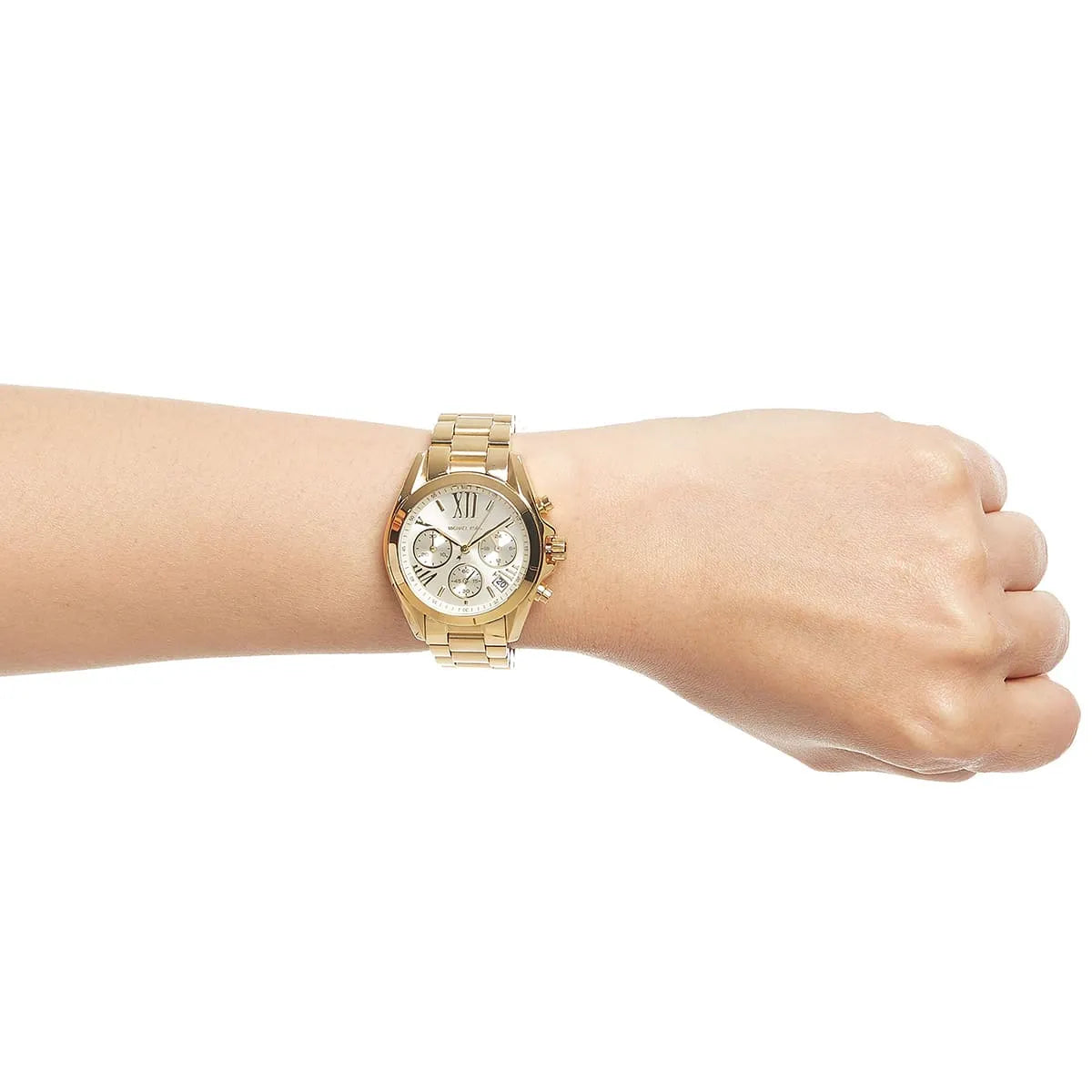 Michael Kors Mini Bradshaw Gold-Tone Chronograph Ladies Watch MK6267