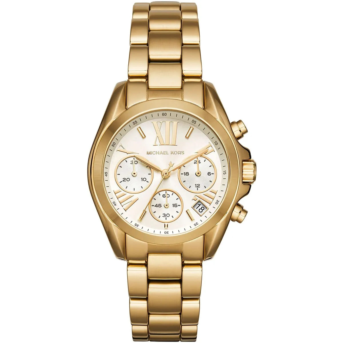 Michael Kors Mini Bradshaw Gold-Tone Chronograph Ladies Watch MK6267