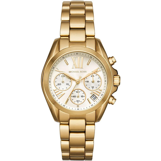 Michael Kors Mini Bradshaw Gold-Tone Chronograph Ladies Watch MK6267