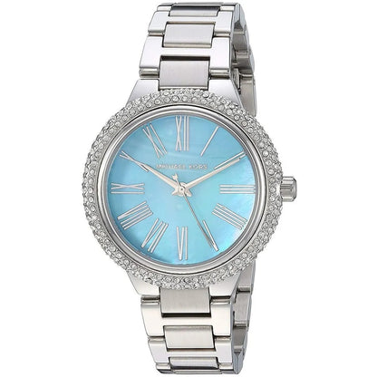 Michael Kors Mini Taryn Blue MOP Dial Silver Women's Watch - MK6563