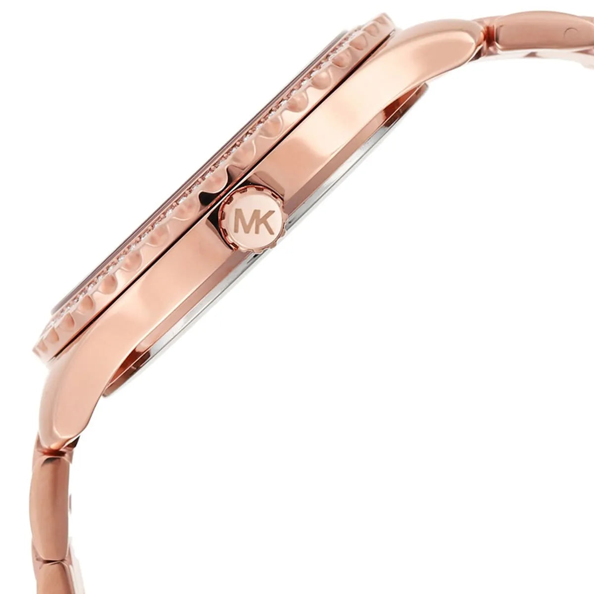 Michael Kors Layton Three-Hand Pink MOP Dial Rose Gold Women's Watch - MK6848