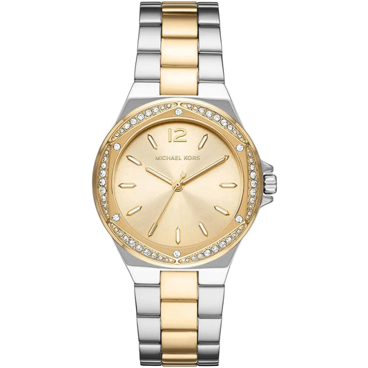 Michael Kors Lennox Pavé Two-Tone Watch MK6988