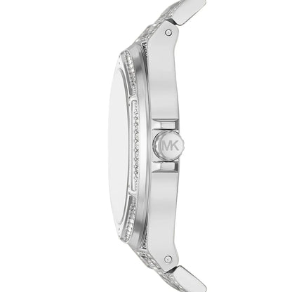 Michael Kors Oversized Lennox Pavé Silver-Tone Women's Watch - MK6990