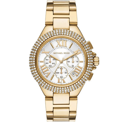 Michael Kors Oversized Camille Pavé Gold-Tone Women's Watch - MK6994