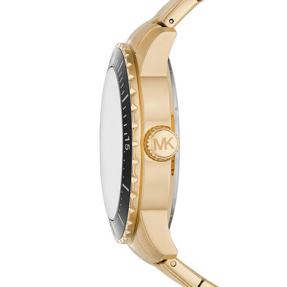 Michael Kors Cunningham Multifunction Black Dial Gold Men's Watch - MK7154