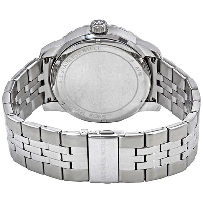 Michael Kors Cunningham Multifunction Black Dial Silver Men's Watch - MK7156