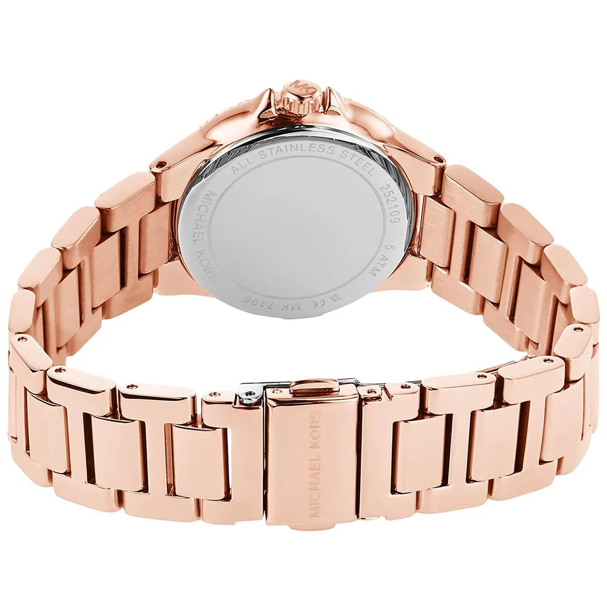 Michael Kors Camille Three-Hand Rose Gold Women's Watch - MK7197