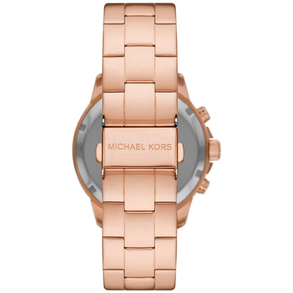 Michael Kors Lexington Three-Hand Rose Gold-Tone Lexington Lux Women's Watch - MK7444