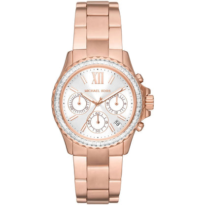 Michael Kors Everest Chronograph Rose Gold-Tone Women's Watch - MK7213