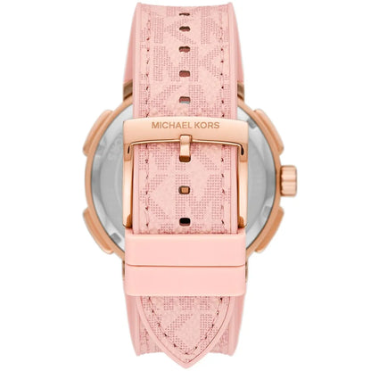 Michael Kors Oversized Sidney Pavé Rose Gold-Tone and Logo Women's Watch - MK7222